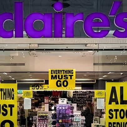 Claire's fecha 154 lojas e perde 1.300 empregos