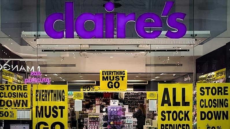 Claire's fecha 154 lojas e perde 1.300 empregos
