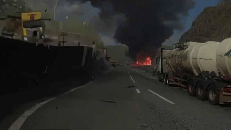 Caminhão com combustível explode, deixa mortos e interdita Via Dutra - Metrópoles