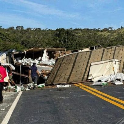 Acidente na BR-251 em Grão Mogol deixa dois mortos e oito feridos