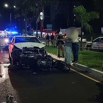 Motorista distraído com celular atropela policiais em Minas Gerais