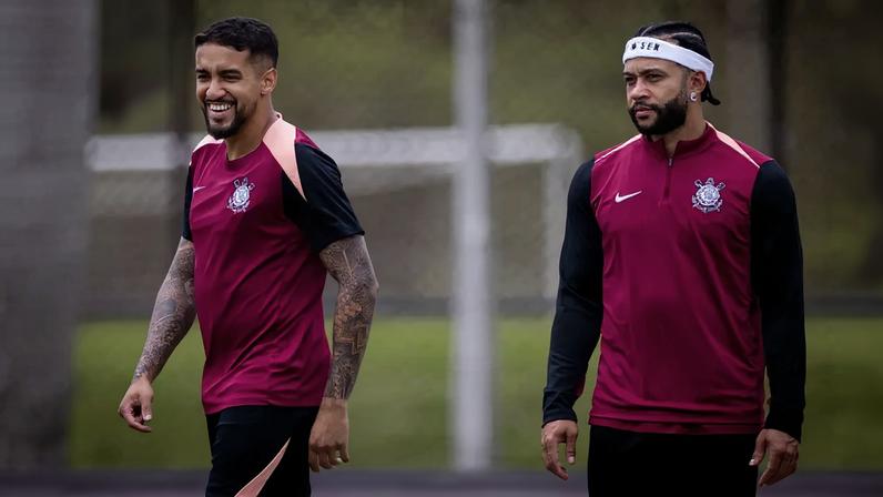 Memphis Depay volta a ser relacionado pelo Corinthians (Foto: Rodrigo Coca/Agência Corinthians)