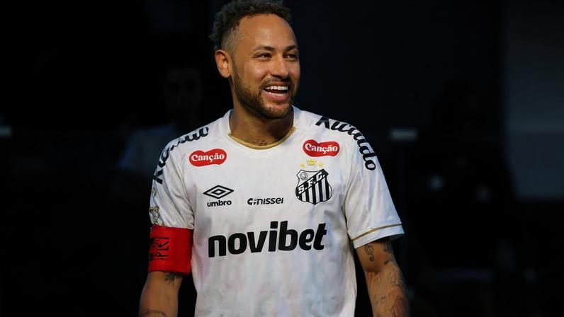 Neymar em Santos x Coritiba