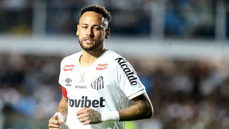Neymar é a grande estrela do Santos para a Sul-Americana — Foto: Mauricio De Souza/AGIF
