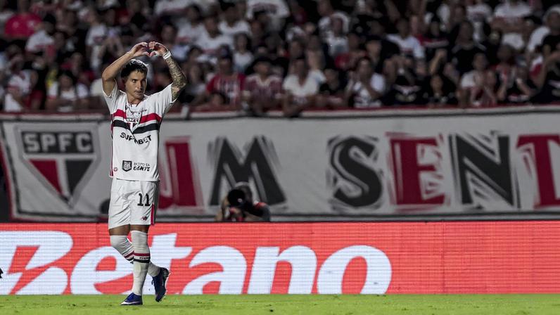 São Paulo x Cruzeiro segundo gol Ferreira — Foto: Marco Miatelo/AGIF