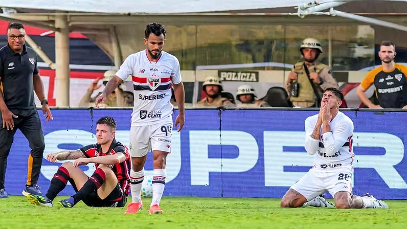 Vitória x São Paulo — Foto: Márcio José/AGIF