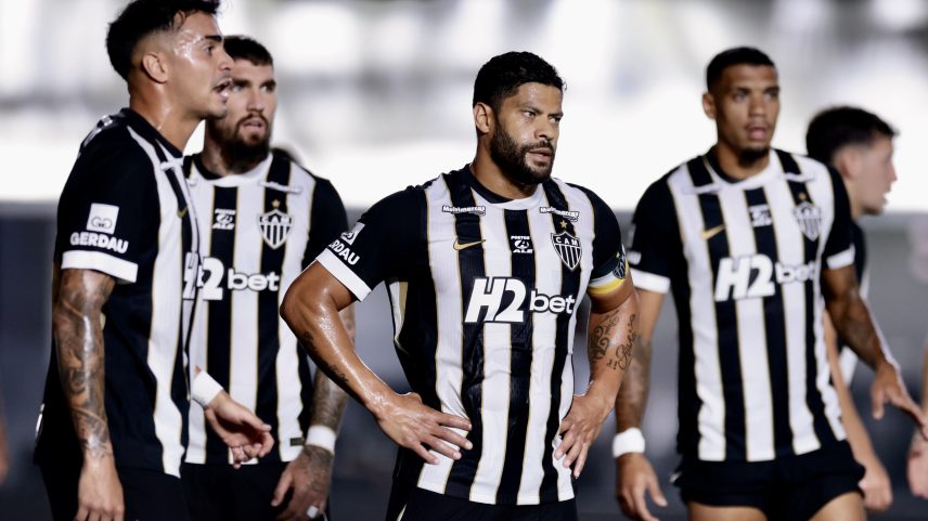 Reinier, Lyanco, Hulk e Ruan no Atlético-MG — Foto: Marcello Zambrana/AGIF