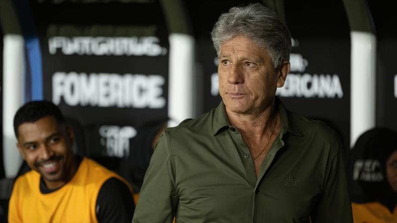 Renato Gaúcho em Vasco x Audax Italiano — Foto: Jorge Rodrigues/AGIF