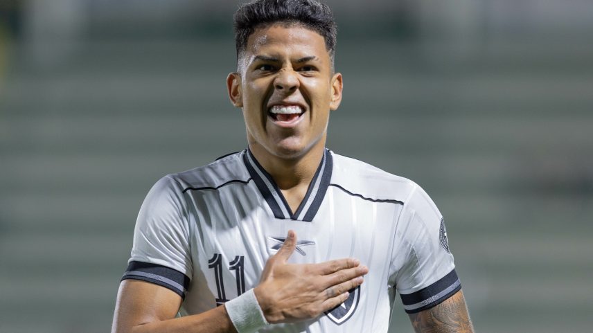 Matheus Martins celebra boa fase no Botafogo: "Cada vez com mais confiança"