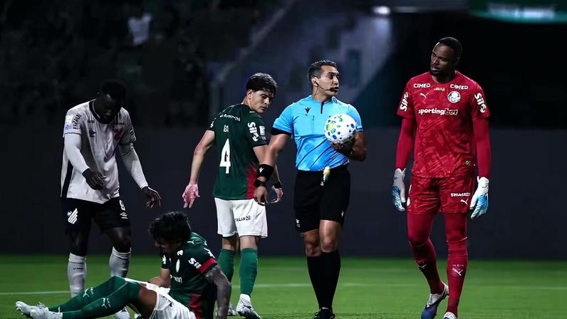 Palmeiras x Athletico - árbitro — Foto: Ettore Chiereguini/AGIF