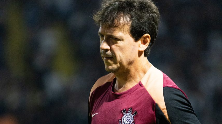 Fernando Diniz em Barra x Corinthians — Foto: Thiago Vasconcelos Dos Santos/AGIF