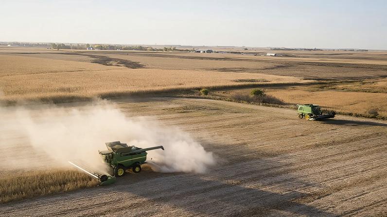 Na imagem, máquinas agrícolas em campo; segundo a ONU, calor extremo prejudica produções