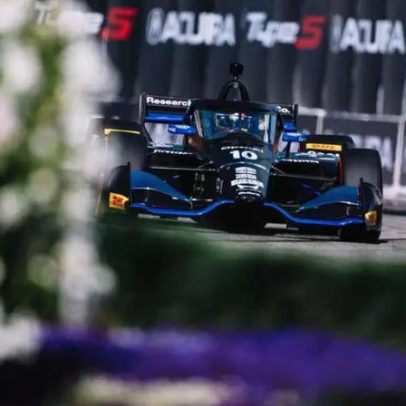 Palou assume liderança de Rosenqvist nos boxes em Long Beach; Collet é punido