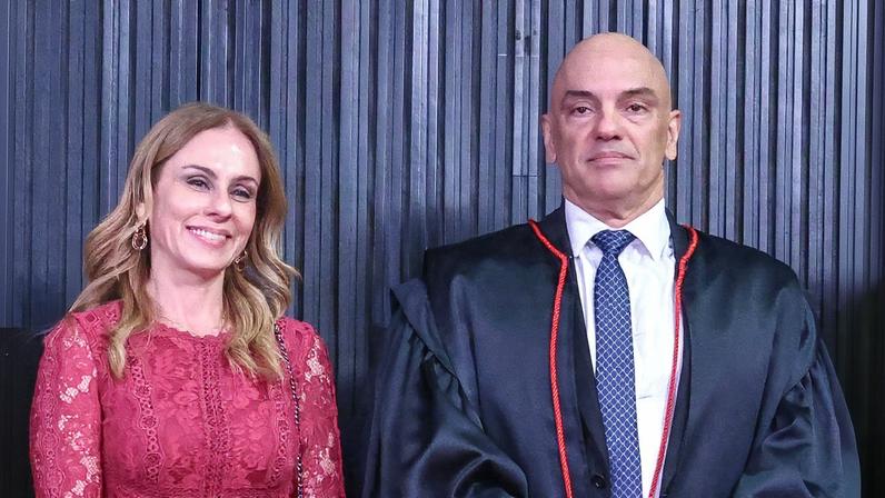 Viviane e Alexandre de Moraes — Foto: Divulgação