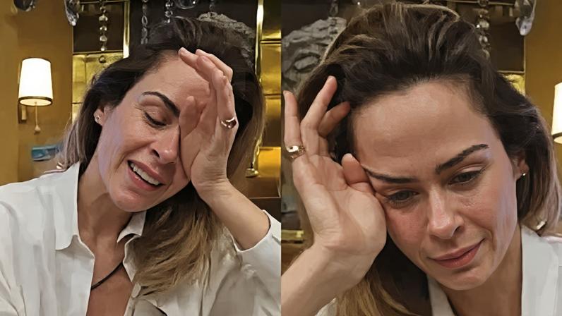 Ana Paula Renault chorou no penúltimo Raio-X da temporada