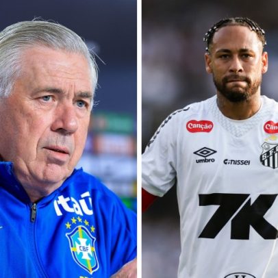 Ancelotti reage a pedido de torcedores por Neymar na Seleção