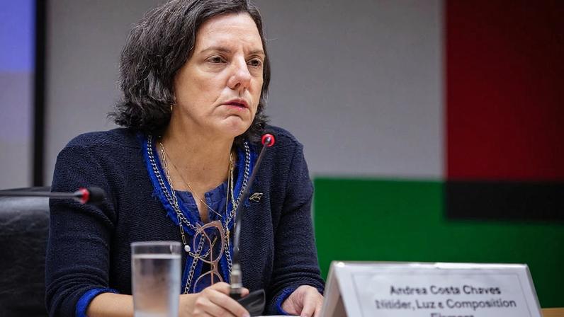 Na imagem, a subsecretária de Fiscalização da Receita Federal, Andrea Costa Chaves