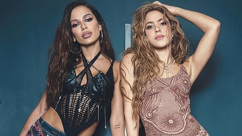 Shakira compartilhou fotos e vídeos ao lado de Anitta