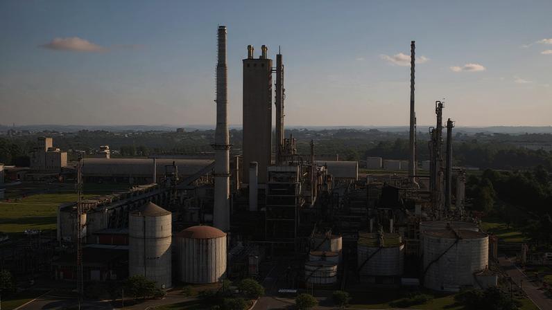 Fábrica da Petrobras de fertilizantes Araucária Nitrogenados S.A. (ANSA). Foto: Agência Petrobras/Divulgação