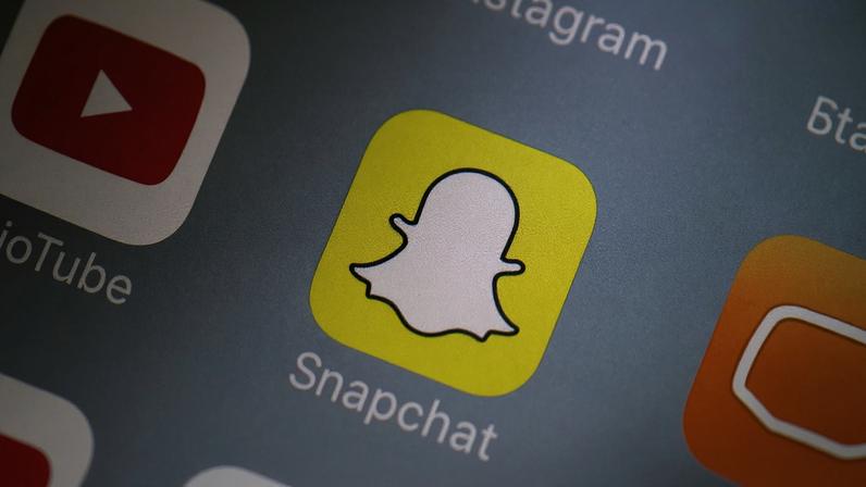 App do Snapchat. — Foto: Richard Drew/AP Foto