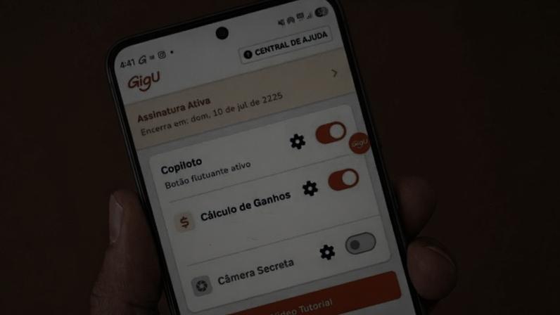 A promessa do aplicativo GigU é tornar o trabalho de motoristas e entregadores por aplicativo mais eficiente