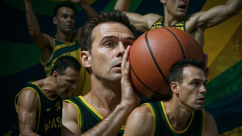 Arte Oscar Schmidt — Foto: sportv