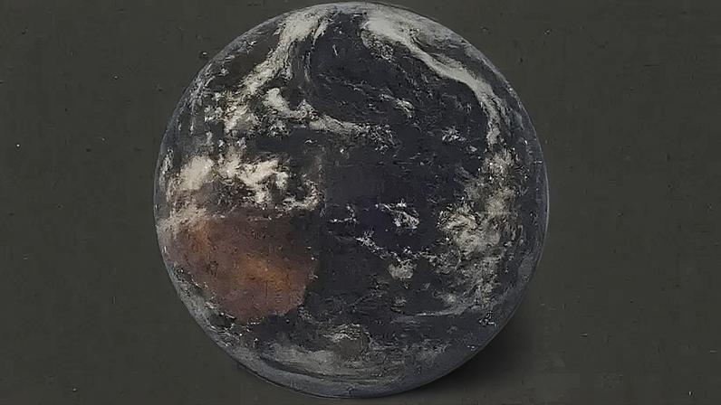 A distância equivale a mais de 10 voltas completas ao redor da Terra –40.075 km por volta– ou cerca de 90 vezes a extensão territorial do Brasil de norte a sul (4.300 km); na imagem, a terra vista da espaçonave Orion