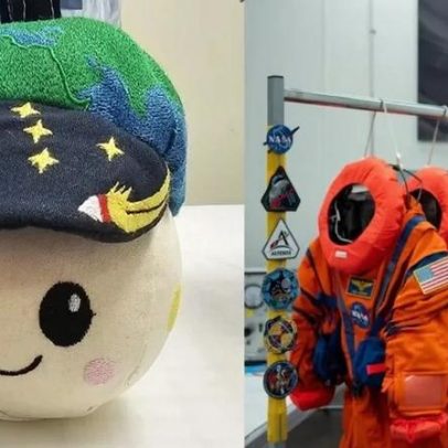 Pelúcia será indicador de gravidade zero na Artemis II, entenda
