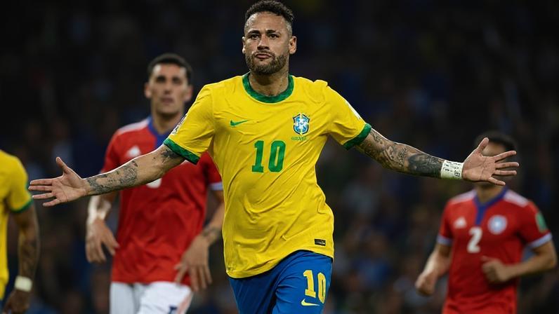 Neymar na Seleção Brasileira (Foto: Miguel SCHINCARIOL / AFP)