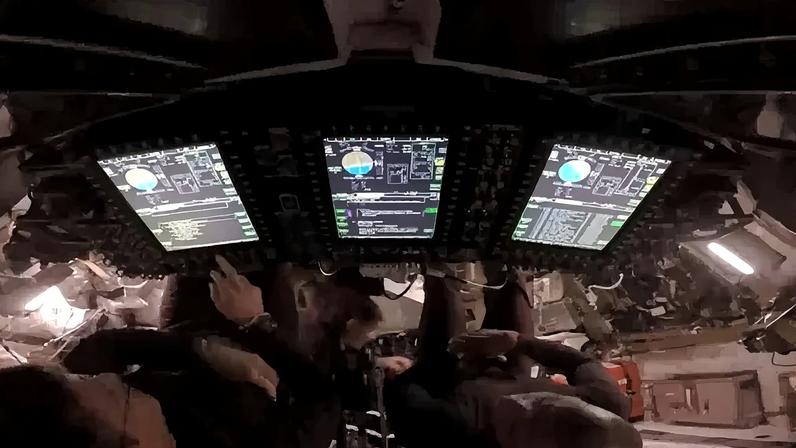 Astronautas configuram cabine antes da reentrada na Terra • Nasa