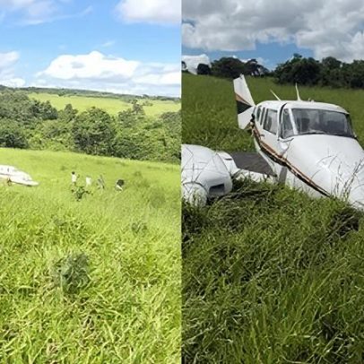 Aeronave faz pouso de emergência em Goiás; três ficaram feridos