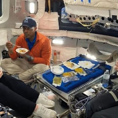 Astronautas dos EUA voltam da Lua com desejo por congelado industrial