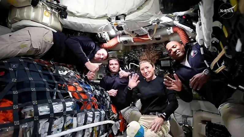 Equipe da missão Artemis II • Reprodução/Nasa