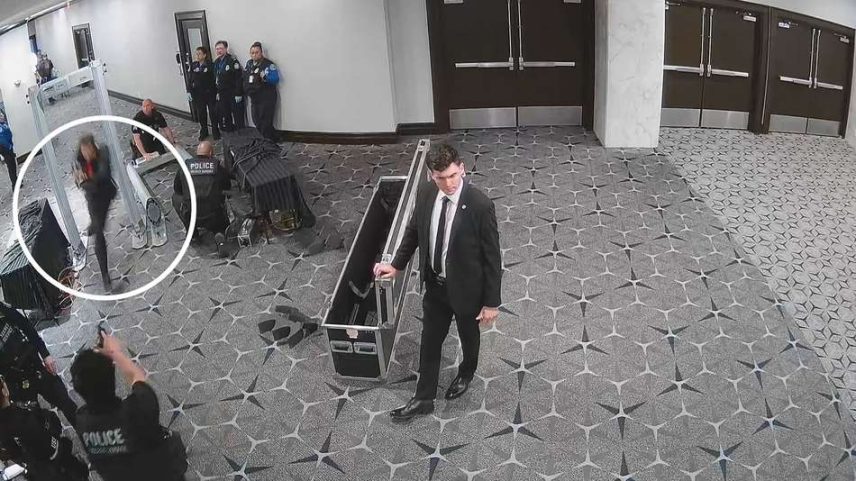 EUA divulgam novas imagens da ação contra o atirador do jantar de Trump