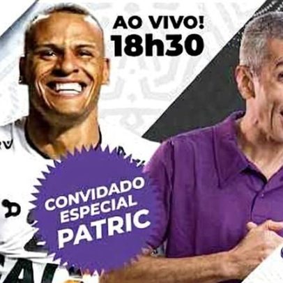 Santos x Atlético terá Patric como convidado na transmissão do TEMPO Sports