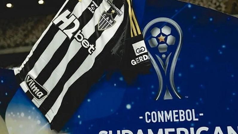 Camisa do Atlético na Copa Sul-Americana (Foto: Pedro Souza / Atlético)