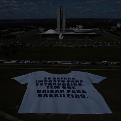 Varejo faz ato em defesa da taxa das blusinhas em Brasília