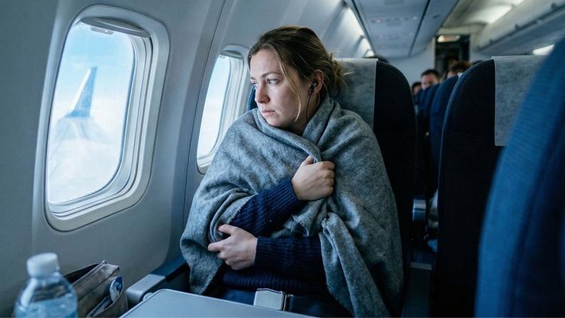 1 de 1 com frio no avião - Foto: Reprodução