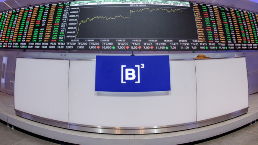 Painel da B3: Ibovespa a caminho dos 200 mil pontos (foto: Getty Images)