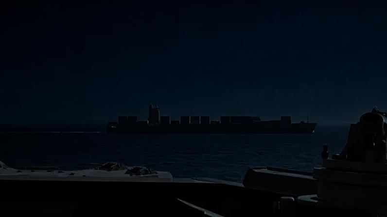 Moment US navy seizes Iranian-flagged cargo ship