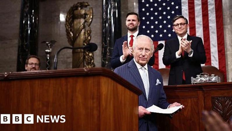 Assista aos momentos-chave do discurso do rei à Câmara dos EUA