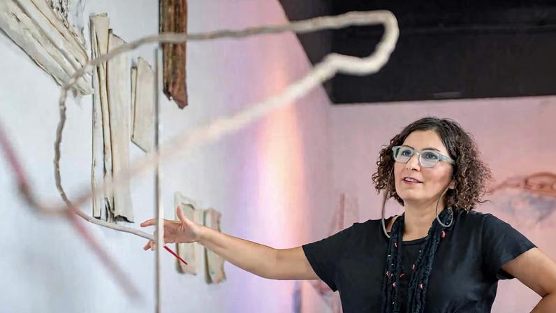 Iranian artist Shaqayeq Arabi features in Echoes, the gallery’s inaugural exhibition