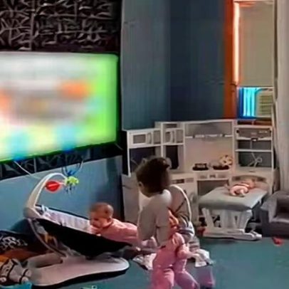Irmã pega bebê sem ninguém ver; mãe alerta após susto: Não dá pra piscar