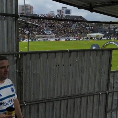 Imagem no Baenão em Remo x Cruzeiro viraliza entre torcidas visitantes