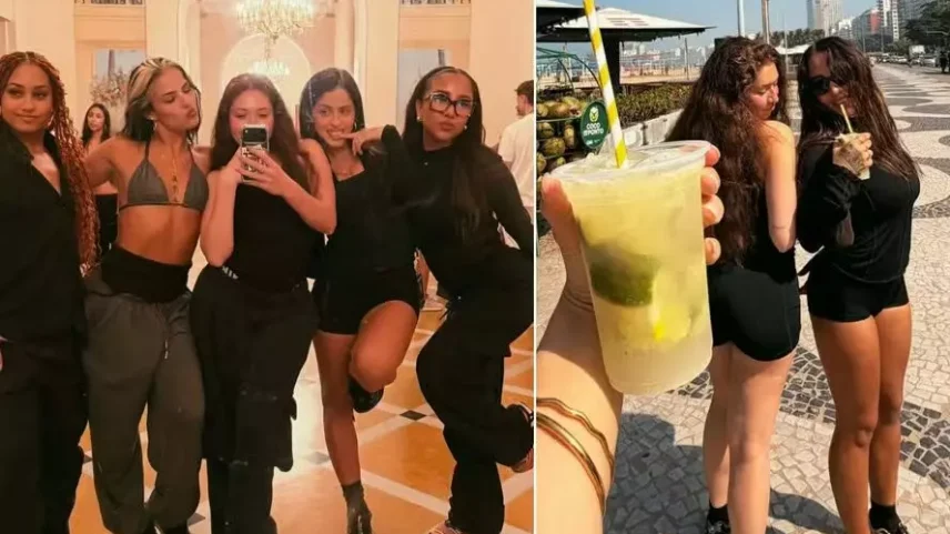 Bailarinas de Shakira causam no Copacabana Palace e bastidores vêm à tona no Brasil