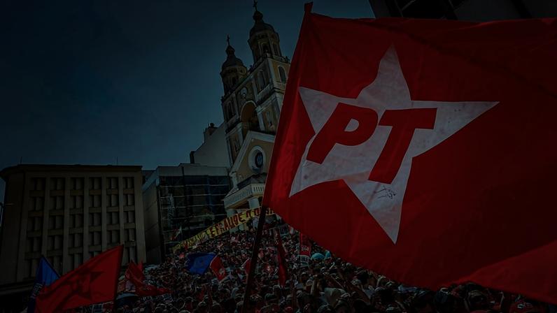 Bandeira do Partido dos Trabalhadores (PT) - Metrópoles