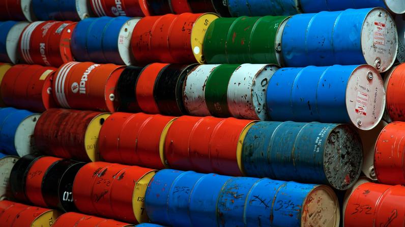 Barril de petróleo, barris, óleo, combustível