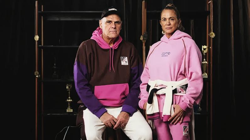 Oscar Schmidt e Hortência Marcari: lendas do basquete em campanha de moda