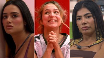 Jordana, Samira e Marciele disputam o 14º Paredão e uma delas sai do BBB 26 na terça-feira (7)