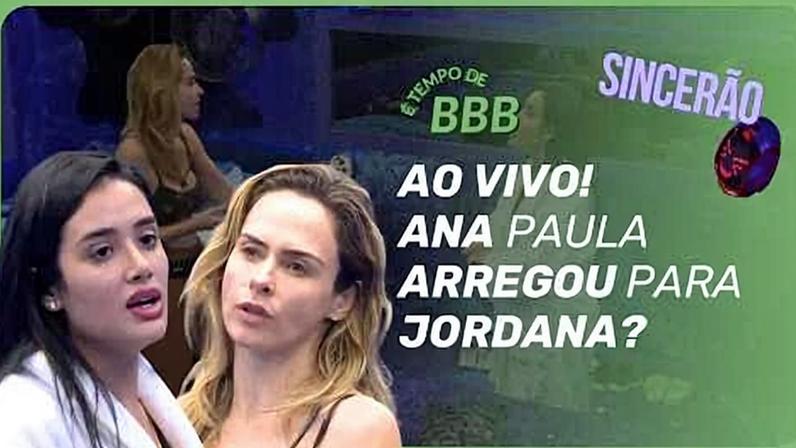 Ana Paula e Jordana durante discussão no BBB 26